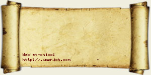 Jovanka Damjanović vizit kartica